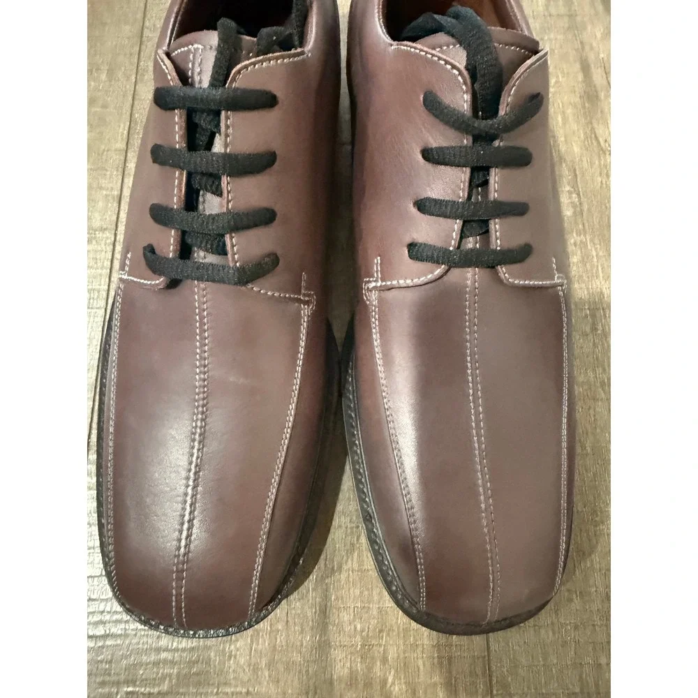 Gordon Rush Leather Dress Shoes Brown Lace‎ Up Comfort Work Office Shoes 11.5M